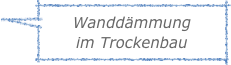 Wanddämmung 
im Trockenbau
